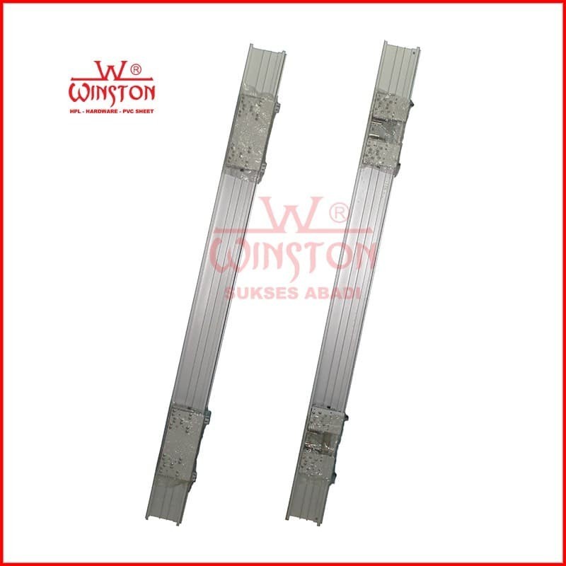 Rel Pintu Lemari Slide Alphard Rel Pintu Geser Tutup Rata 2 Pintu winston surabaya