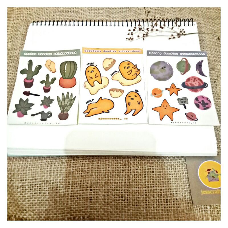 

[jesscrafts] doodle stickersheets