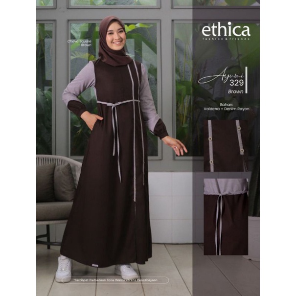 GAMIS ETHICA AYUMI 329 BROWN NAVY NEISYA