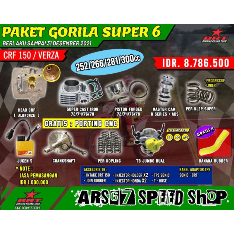 PAKET FULL BRT CRF 150