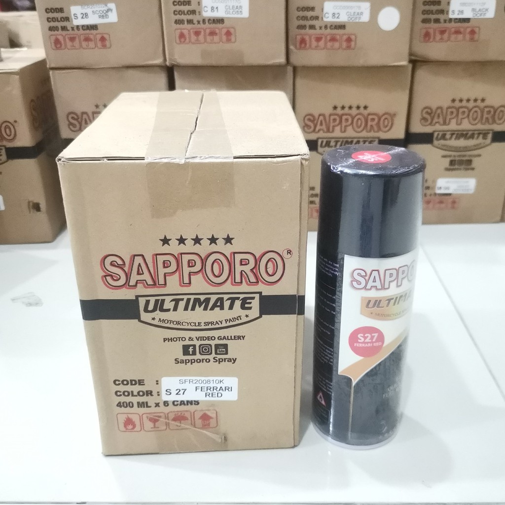 Cat Semprot Sapporo Ultimate S27 Ferrari Red