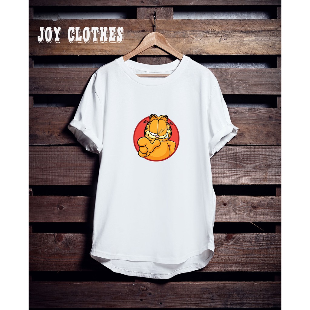 KAOS CARTOON/ KAOS GARFIELD/ GARFIELD TSHIRT/ KAOS SABLON GARFIELD/ KAOS SABLON PROMO