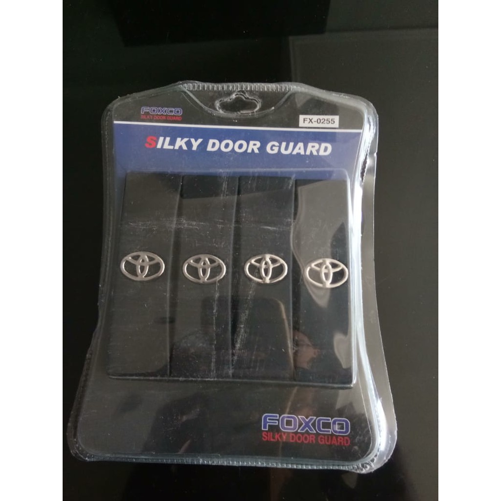 Foxco Door Guard - Pelindung Pintu Mobil Premium Logo Toyota Avanza Innova Kijang Agya Fortuner