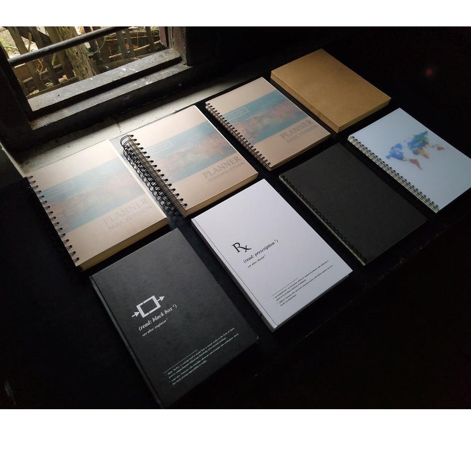 

⸨ ♜⸩ ICOLIBRAN SERIES Planner Jurnal Notebook ENTREPRENEUR Vintage A5 Softcover /Siap order