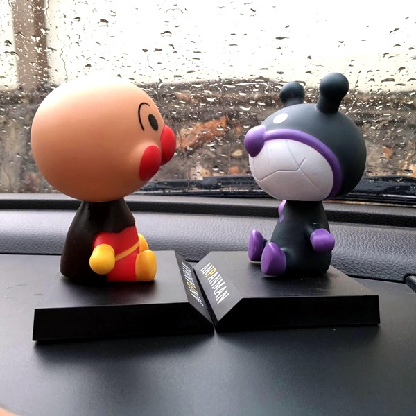 Boneka Figure Miniatur Pajangan Mobil Stand ANPANMAN BAIKINMAN Goyang Kepala Shacking Head Toy