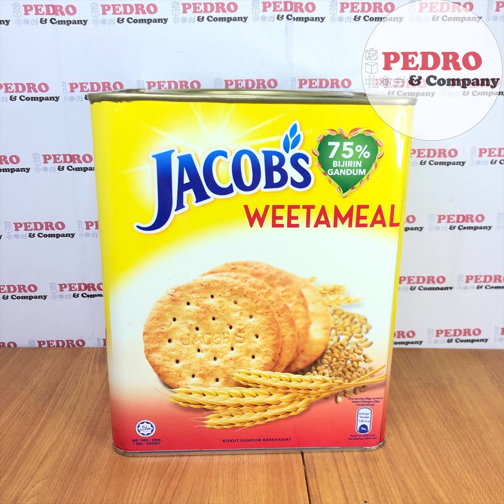 Jual Jacobs Weetameal Biskuit Gandum Gram Kaleng Besar Indonesia