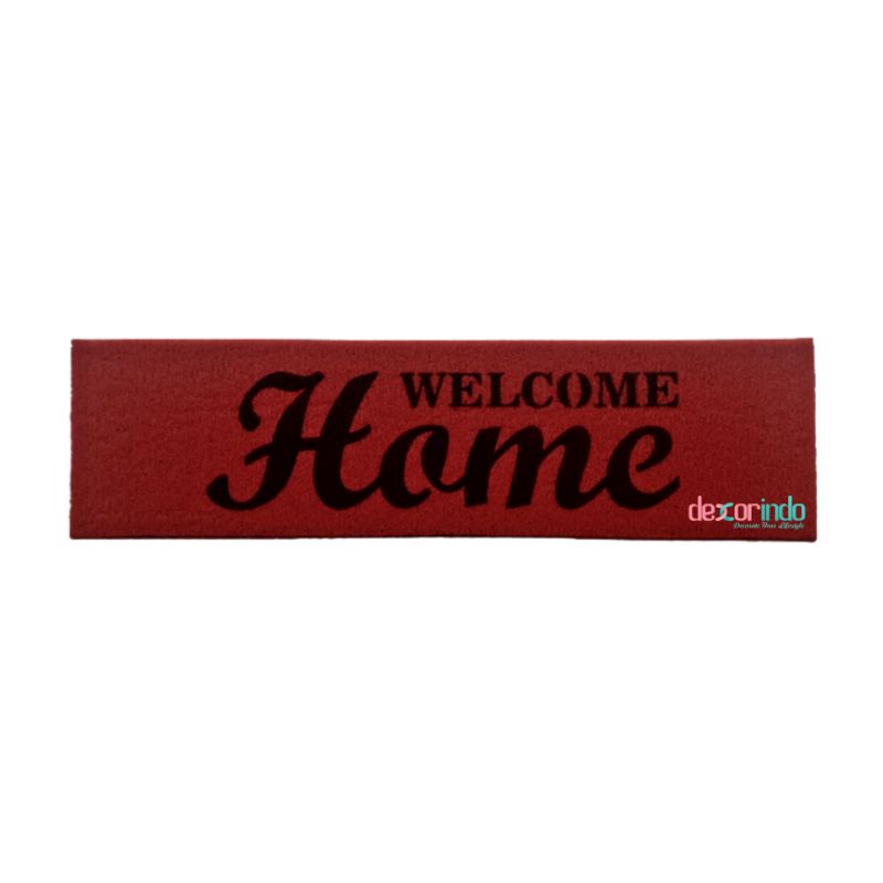 DEXORINDO - KESET WELCOME HOME PRINT - keset welcome | karpet-MAROON