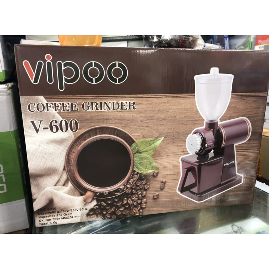 Gilingan Kopi Listrik Vipoo V-600/Coffe grinder Vipoo elektrik V-600