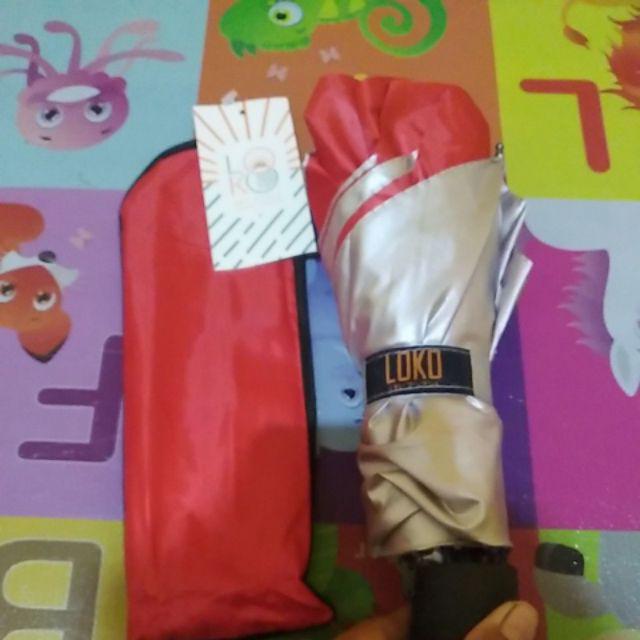 Payung Lipat Loko Lapis Silver