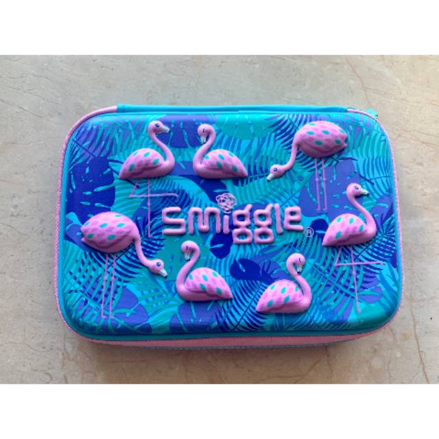 

Smiggle hardtop pencil case - imangine Flamingo
