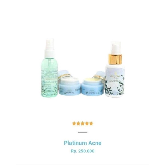 Nezzmg platinum Acne