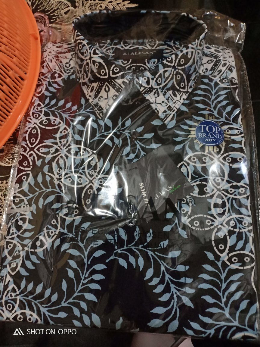 Kemeja Batik Pendek Alisan Slimfit 00096