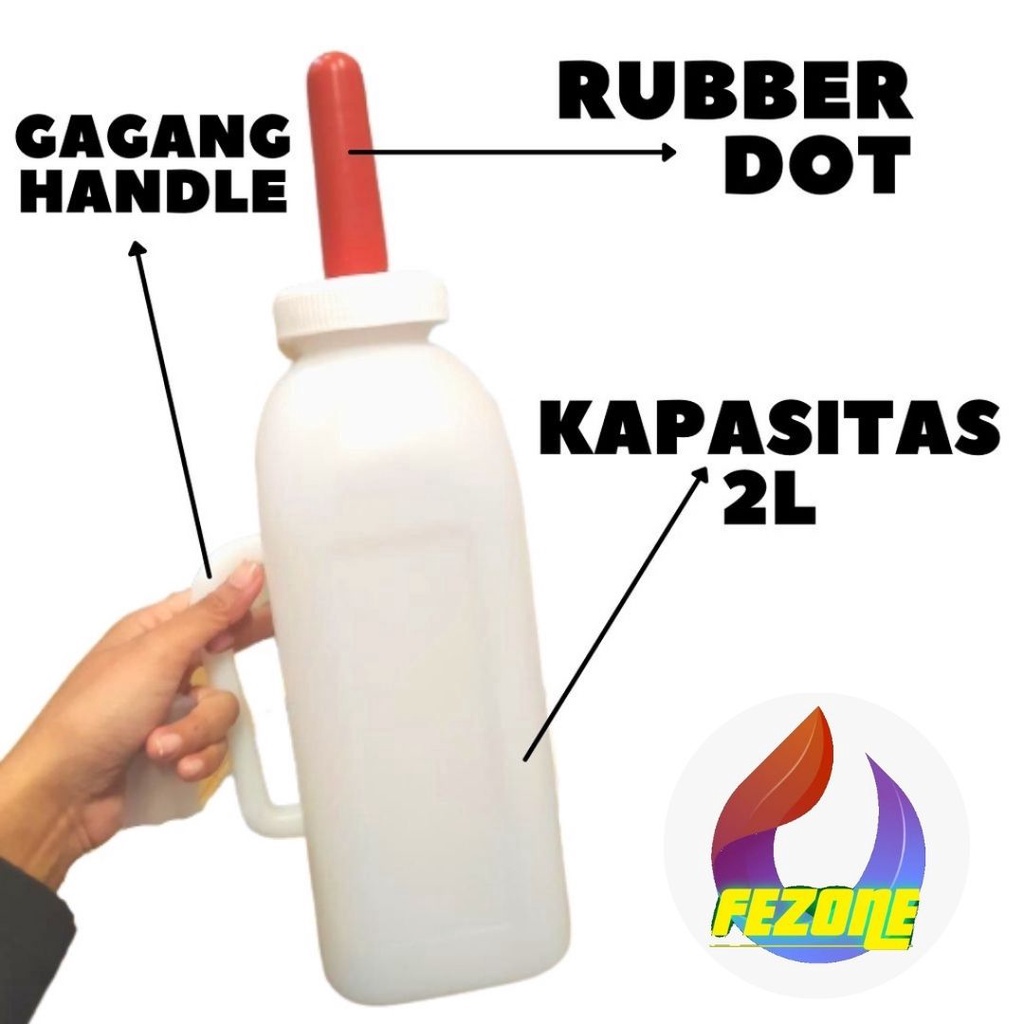 BOTOL PEDET DOT MERAH 2LT FEZONE