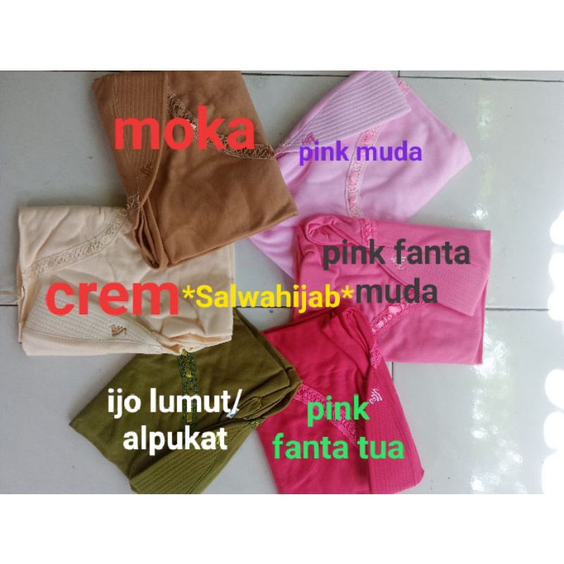 Kerudung sekolah SMP//L serut pita samping//kerudung instan