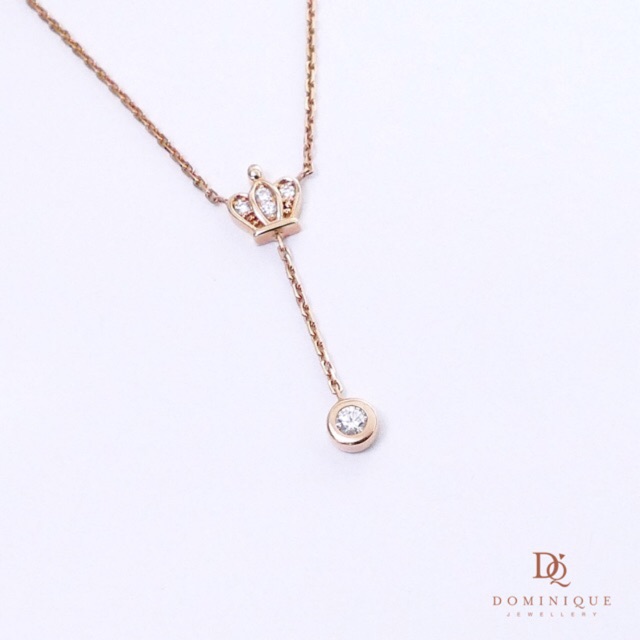 

Dominique Jewellery - Kalung Diamond King & Queen 18K DQ10001