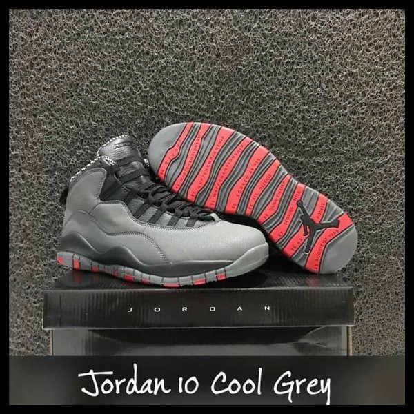 gray jordan 10