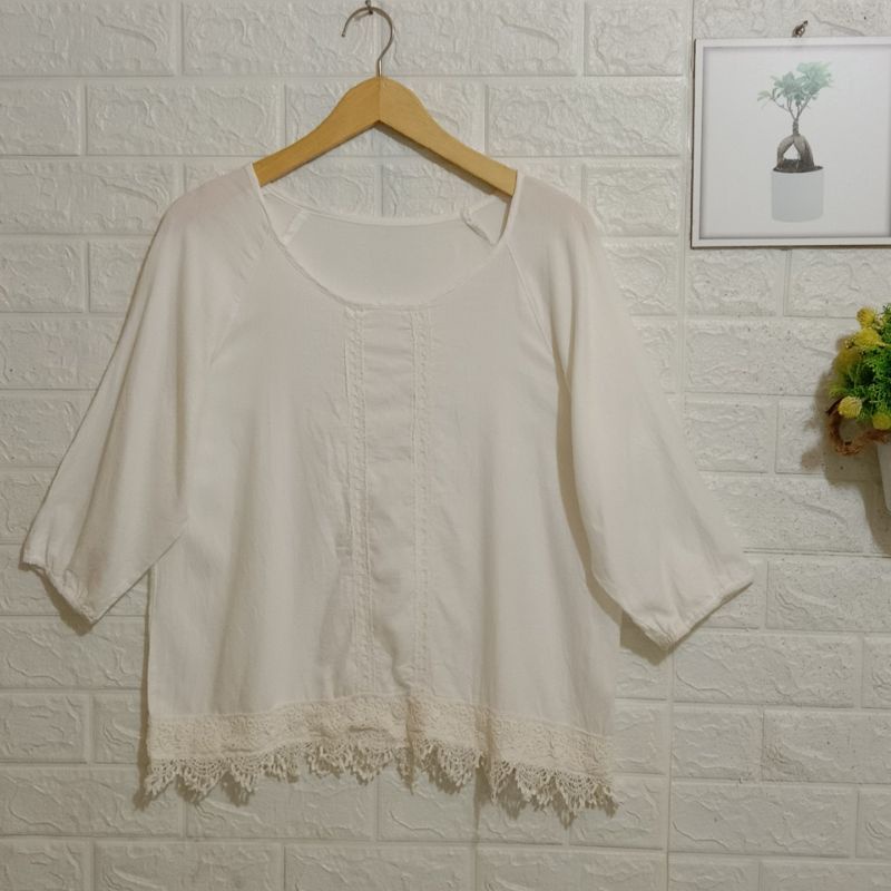 thrift atasan blouse wanita 03-62.ld 104 pj60(katun