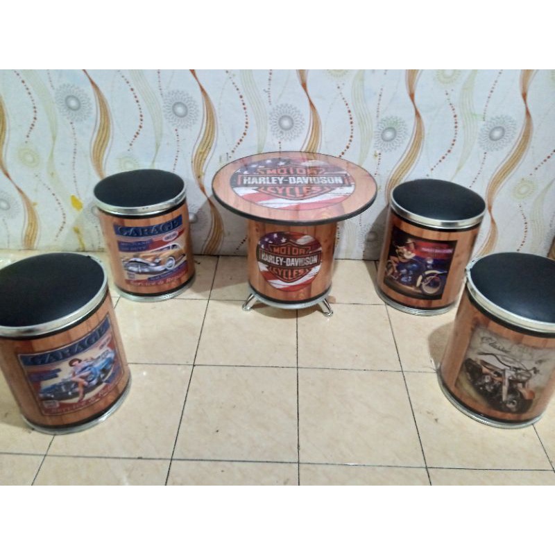 (GRATIS ONGKIR SE-JAWA) SATU SET KURSI TONG CUSTOM