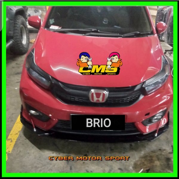 Lips bumper depan honda brio . lips bumper universal. front lips