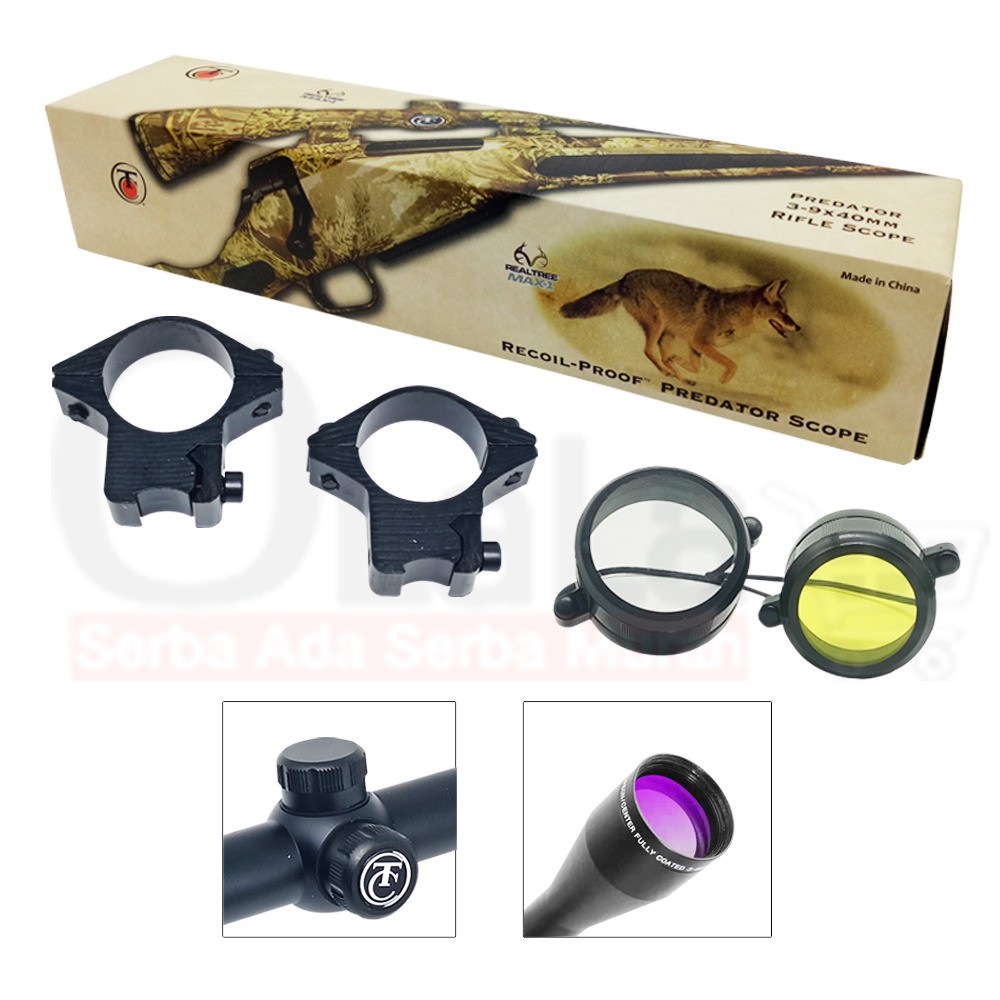 TELESKOP PREDATOR TC 3-9X40 (M-24) MILDOT 24 reticle 6 titik