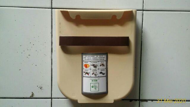Tempat Sampah Lipat Mobil Dapur Foldable Bin Trash 6l Coklat