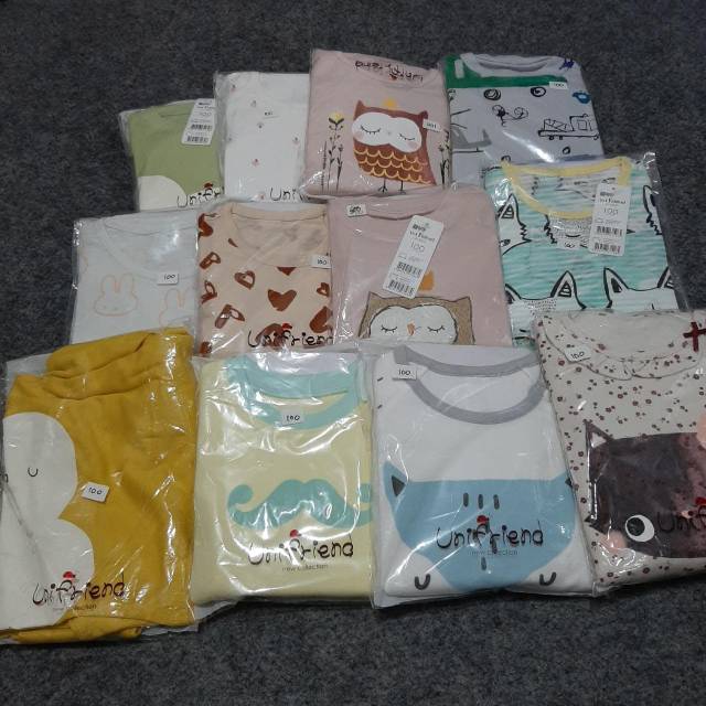 UNIFRIEND SIZE 100 SET BAJU ANAK CELANA ANAK