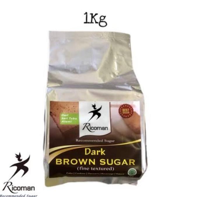 

Ricoman Dark Brown Sugar 1kg