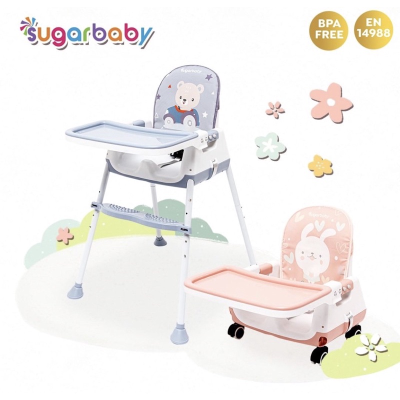 Cs - Sugar Baby My Chair - Baby booster &amp; High Chair With 6 Growing Stages