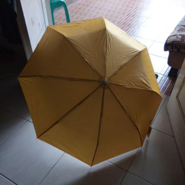 Payung Lipat 3 Polos Silver Murah!!! Payung Promosi
