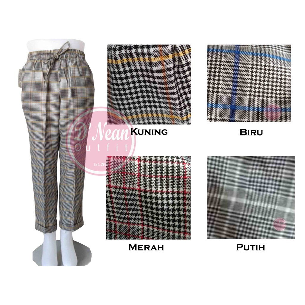 Motif SQUARE Celana Merina Baggy Pants TERBARU Sentik Motif SQUARE Celana Merina Baggy Pants TERBARU Sentik