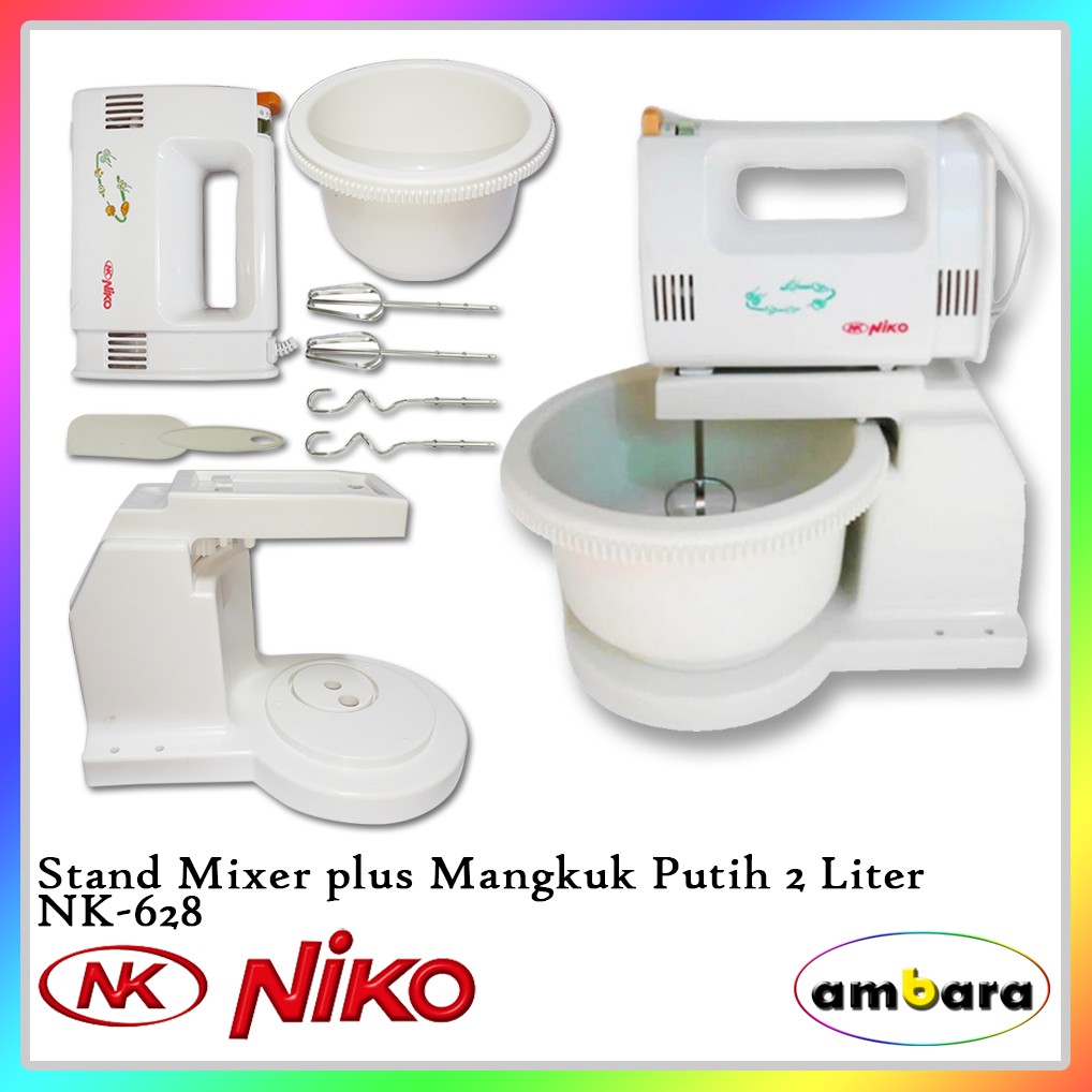 Niko mixer com NK628/stand mixer/mixer duduk /mixercom 2L original