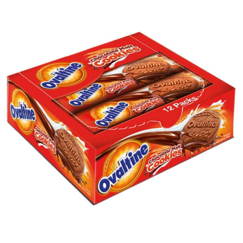 

[PROMO] Ovaltine chocolate Malt Cookies 30 Gram ( 1 pack isi 12)