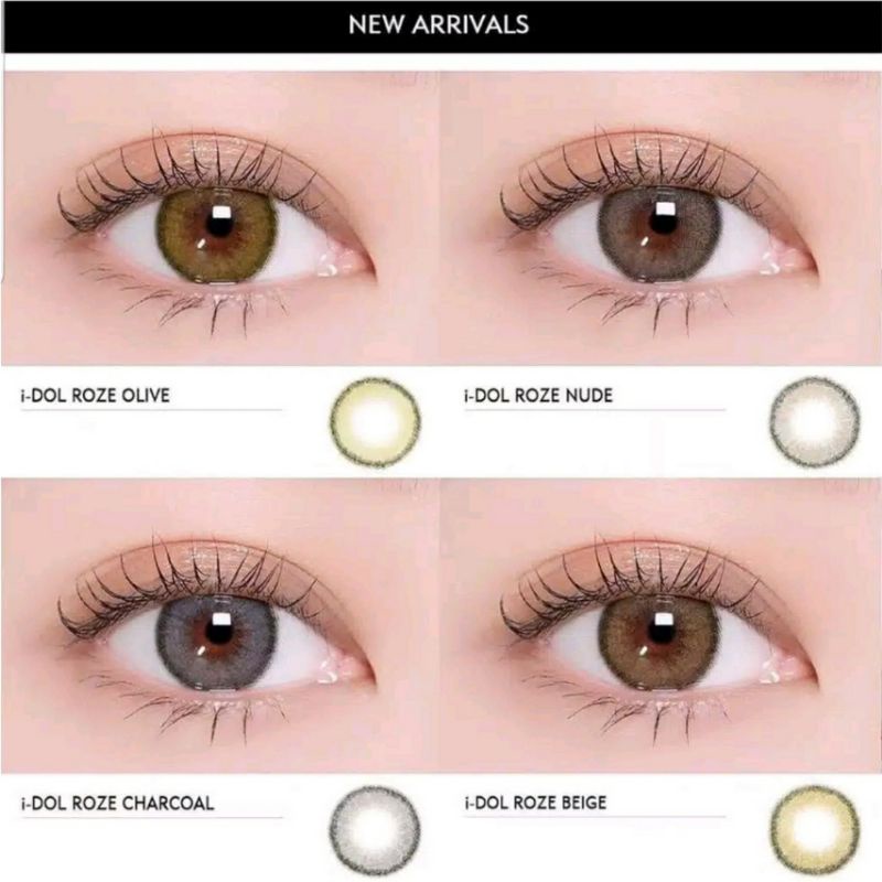 Softlens IDOL ROZE 14.5 MM NORMAL by URBAN FACTORY / Softlen Soflen Warna