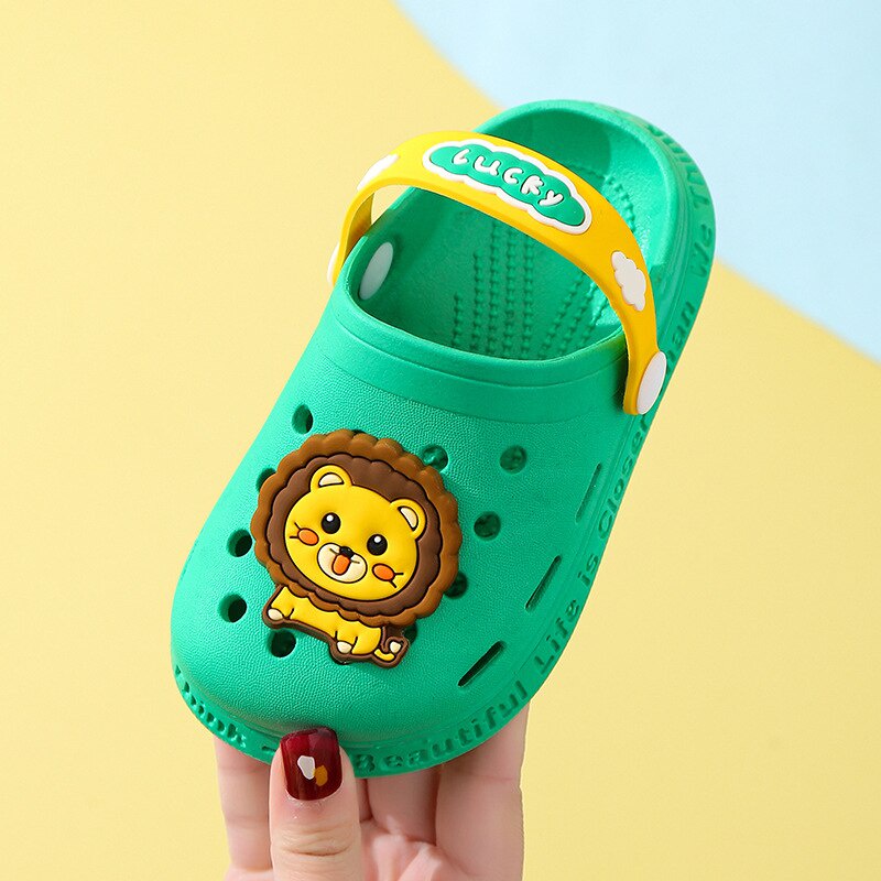 Sandal Anak Laki-Laki Perempuan Import Lucky Lion SRF257 Motif Hewan Lucu