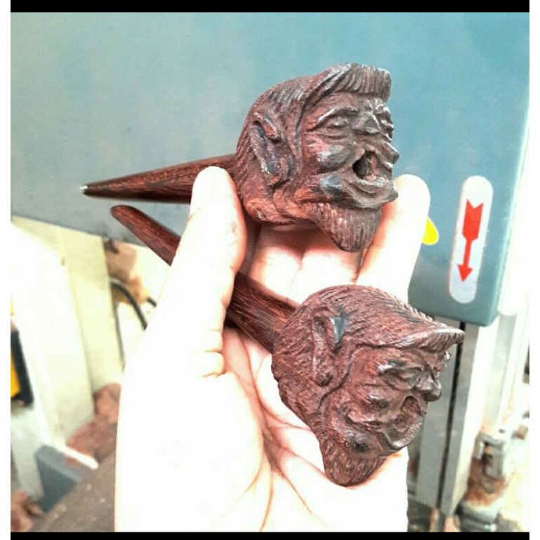 pipa once ukir kakang semar/once kayugalih asem