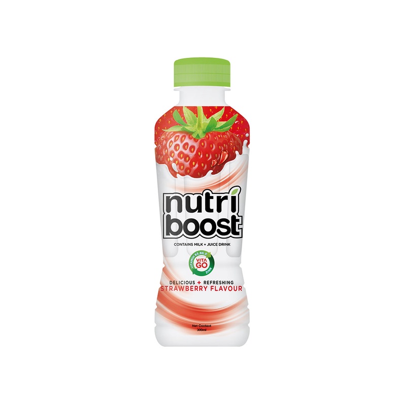 

Nutriboost Rasa Strawberry botol 300ml