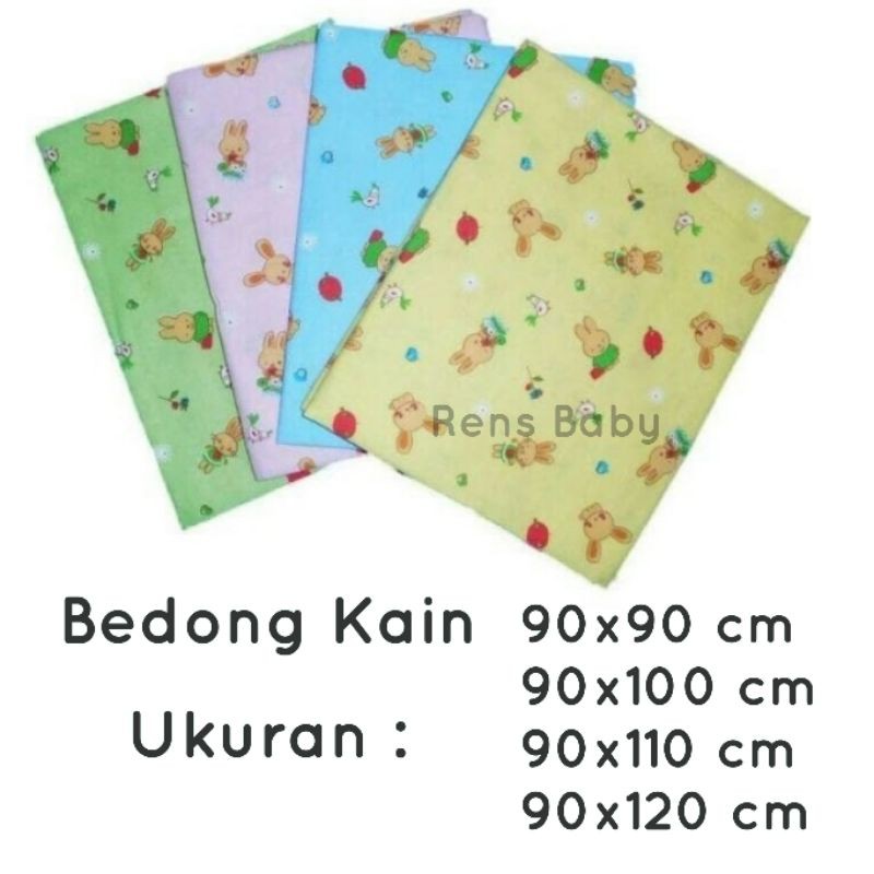 90x120 / 90x110 / 90x90 Kain flanel bedong alas selimut bayi besar jumbo
