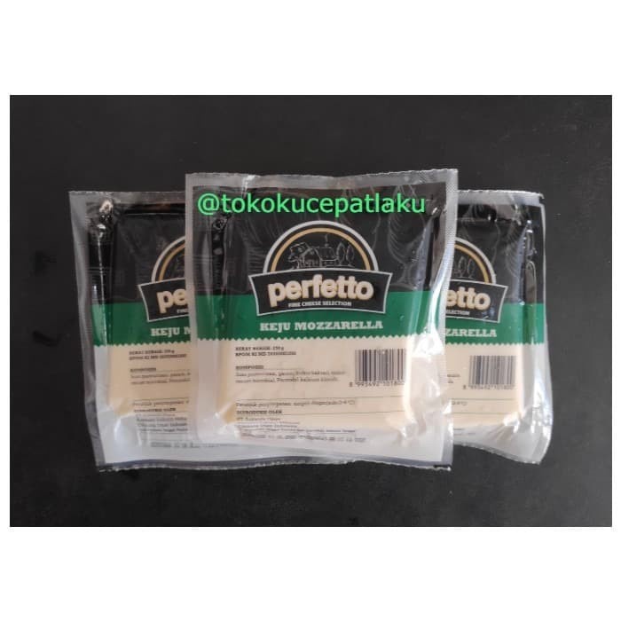 

Keju- Keju Mozarella 250 Gr | Mozzarella Cheese Perfetto -Keju.