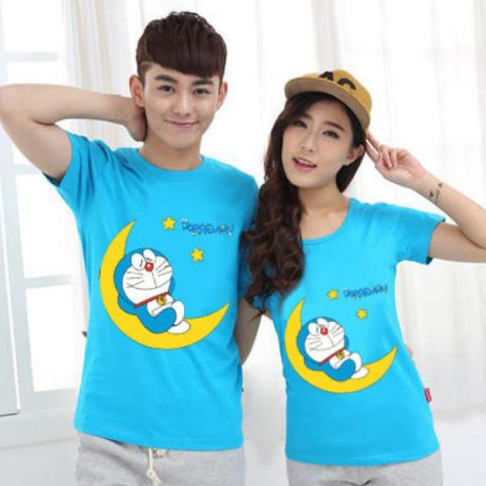 baju couple Moon Dora / couple /kaos pasangan / kaos grosir / dropship