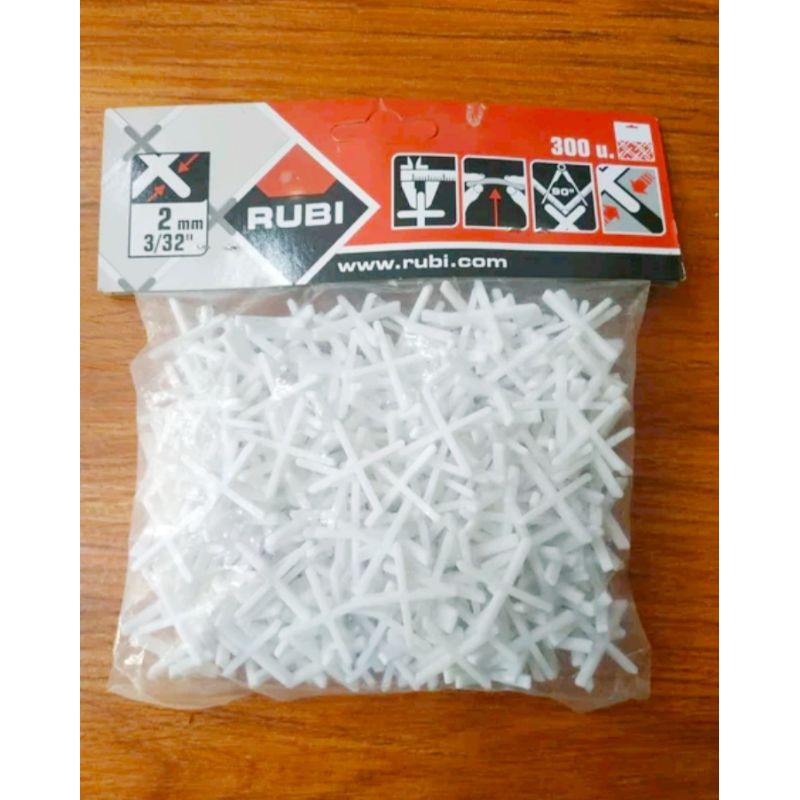 RUBI Tile Spacer Keramik / Spacer Granit / Pengatur Jarak Keramik Nat Keramik Atau Granit Size 2 mm
