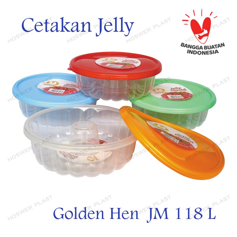 1 set Golden Hen Cetakan Jelly / Cetakan Agar-agar / Cetakan Puding JM - 118 - L