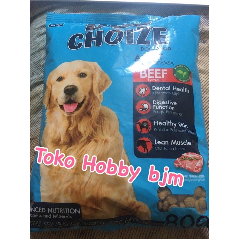 Dog choize 800 gr - makanan anjing dogfood 800gr dry food dog pakan pellet adult