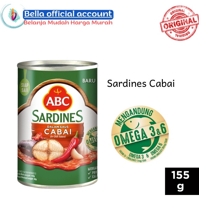 

Sarden ABC HEINZ Saus Ekstra Pedas cabai tomat 155 - 425 gr - Saus Cabai, 155 Gr