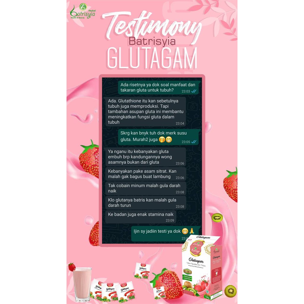 Glutagam Batrisyia Herbal Susu Glutathione