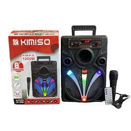 (COD) Speaker Bluetooth Kimiso QS 7806 karoke Free mic + Remote