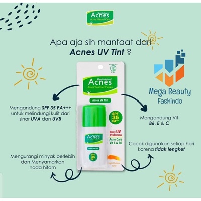 Acnes UV Tint Lotion Wajah &amp; Badan Acnes UV Tint Spf 35 PA+++ 30gr_Cerianti