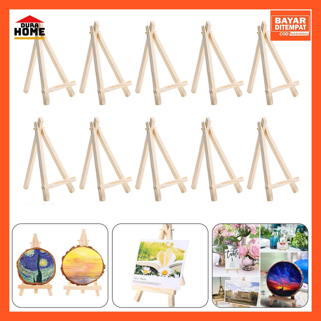 Tripod stand kayu lukis photo, wooden easel