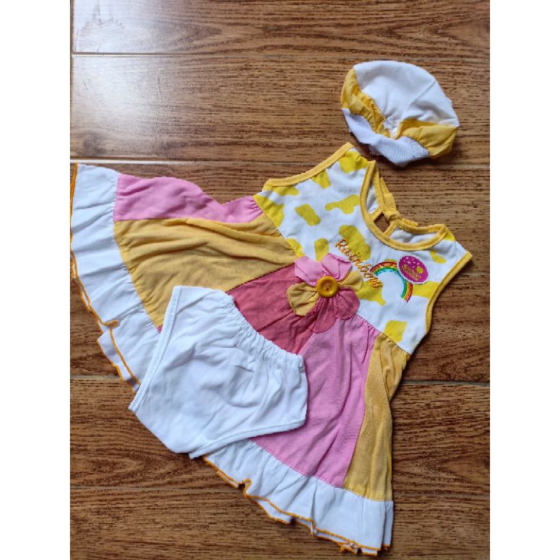 Dress Anak perempuan motif bunga all size dress bak cantik