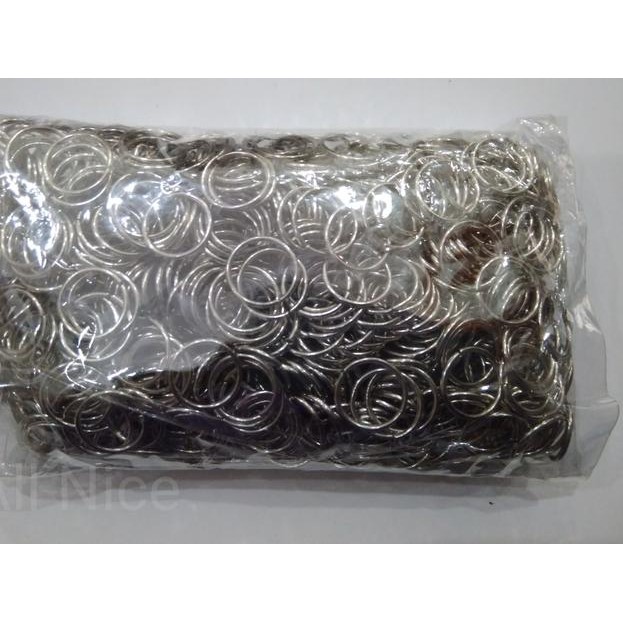 Split Ring Bulat/Kawat Ring Silver