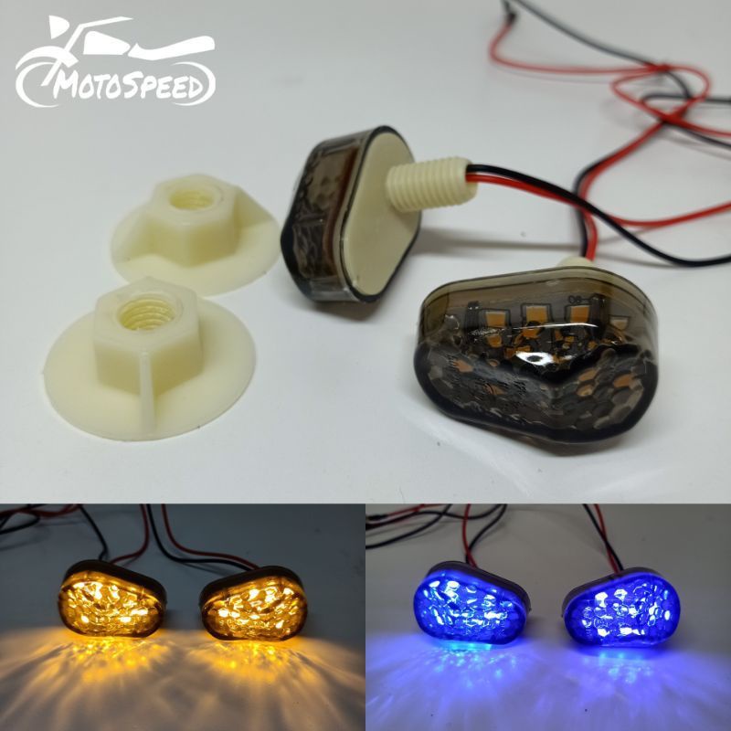 Lampu Sein Led Tempel feeling mini Oval Jempol